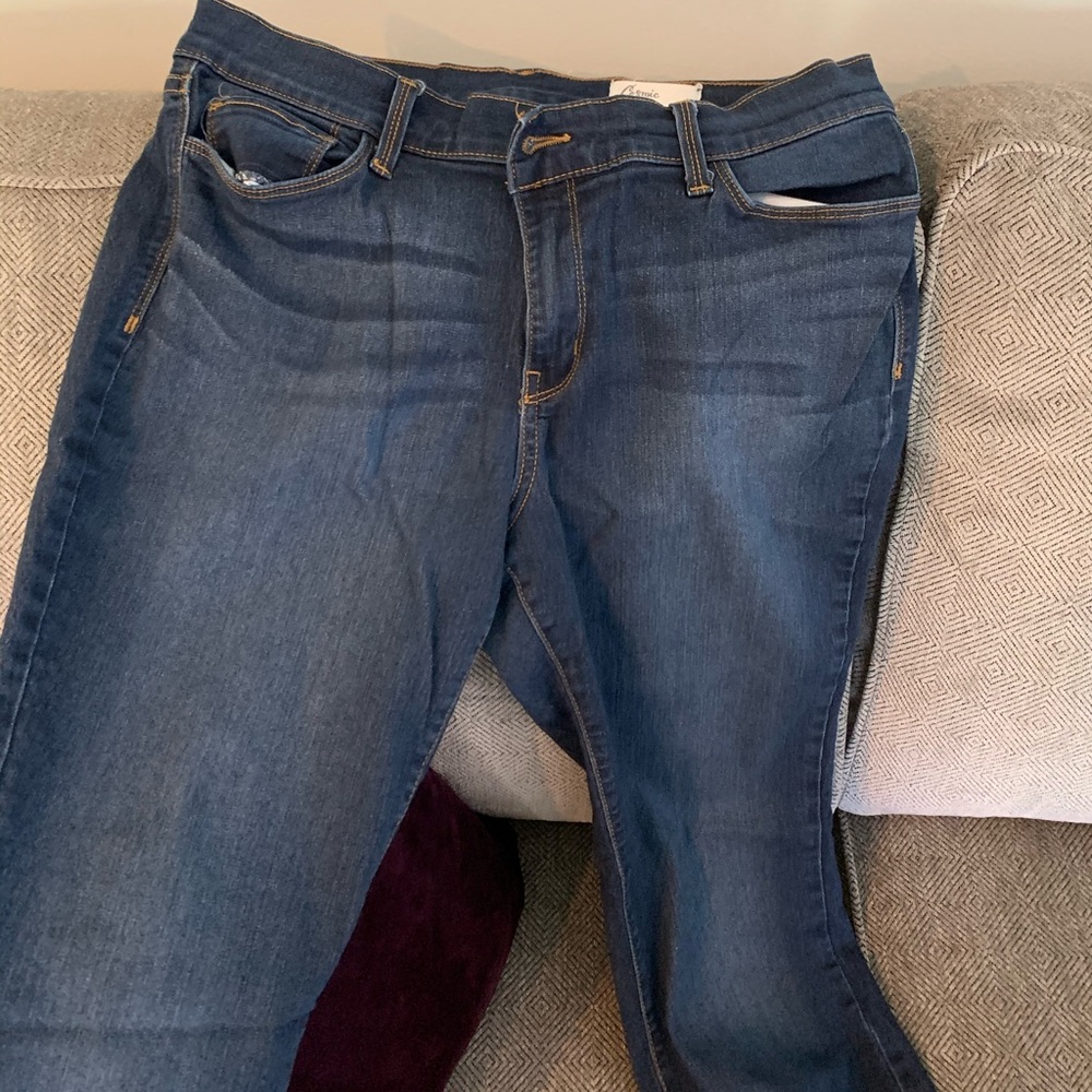 Cosmic blue love boot cut jeans